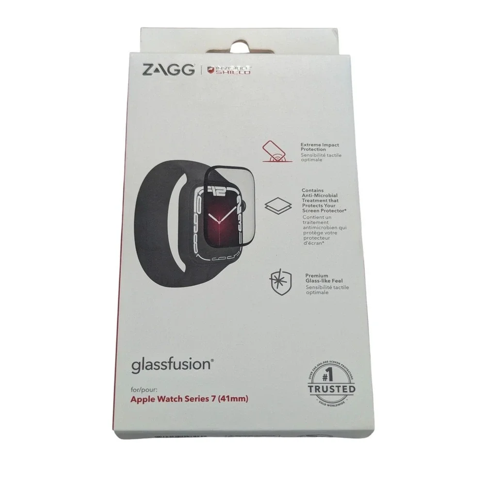 V3-N ZAGG GlassFusion Screen Protector 4‎ Apple Watch Series 7 (41mm) Clear